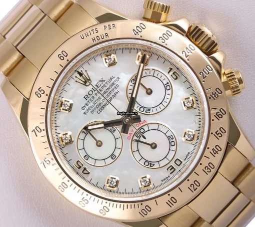 Stylish Replica Rolex Daytona 116528 Automatic Movement 40mm Yellow Gold Case Mens/unisex Watch