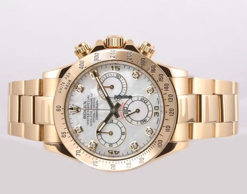 Stylish Replica Rolex Daytona 116528 Automatic Movement 40mm Yellow Gold Case Mens/unisex Watch - Image 2