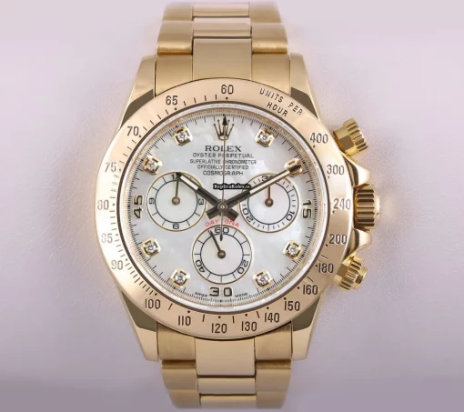 Stylish Replica Rolex Daytona 116528 Automatic Movement 40mm Yellow Gold Case Mens/unisex Watch - Image 3