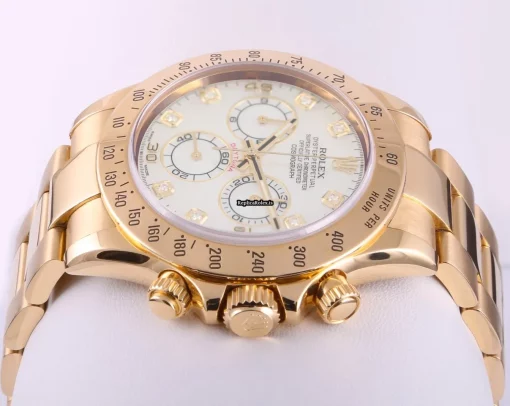 Stylish Replica Rolex Daytona 116528 Automatic Movement 40mm Yellow Gold Case Mens/unisex Watch - Image 4