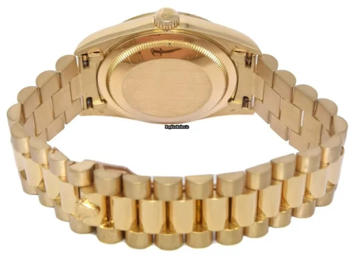 Cool Clone Rolex Day-date 36 18238 Automatic Movement 36mm Yellow Gold Case Watch - Image 7