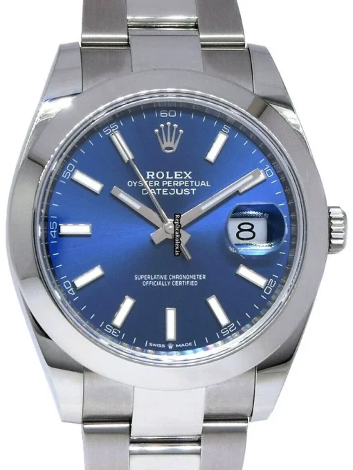 Distinctive Knockoff Rolex Datejust 126300 Automatic Movement 41mm Steel Case Mens/unisex Watch