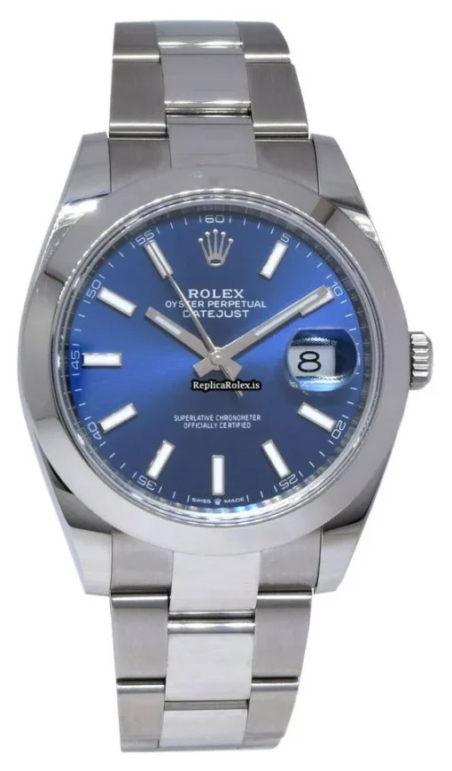 Distinctive Knockoff Rolex Datejust 126300 Automatic Movement 41mm Steel Case Mens/unisex Watch - Image 12