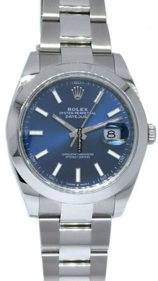 Distinctive Knockoff Rolex Datejust 126300 Automatic Movement 41mm Steel Case Mens/unisex Watch - Image 2
