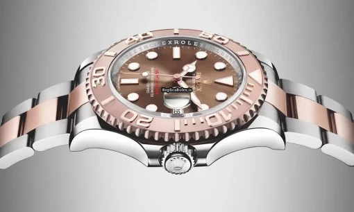 Reliable Replica Rolex Yacht-master 37 268621 Caliber 2236 Automatic Movement 37mm Gold/steel Case Mens/unisex Watch - Image 3