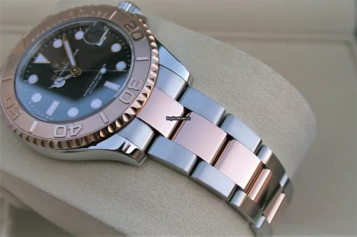 Wholesale Replica Rolex Yacht-master 37 268621 Caliber 2236 Automatic Movement 37mm Gold/steel Case Mens/unisex Watch - Image 4