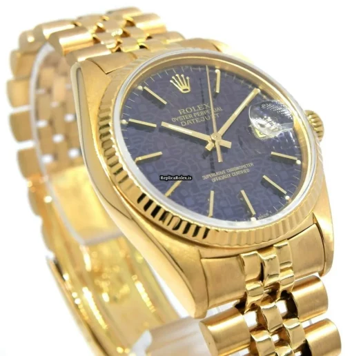 Fantastic Replica Rolex Datejust 16018 Automatic Movement 36mm Yellow Gold Case Mens/unisex Watch - Image 5