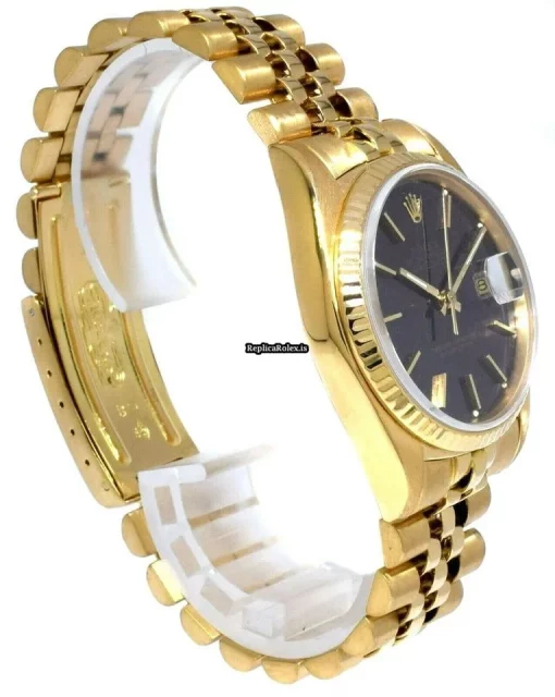 Fantastic Replica Rolex Datejust 16018 Automatic Movement 36mm Yellow Gold Case Mens/unisex Watch - Image 6