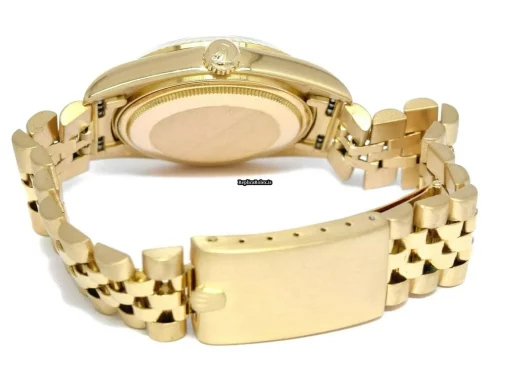 Fantastic Replica Rolex Datejust 16018 Automatic Movement 36mm Yellow Gold Case Mens/unisex Watch - Image 9