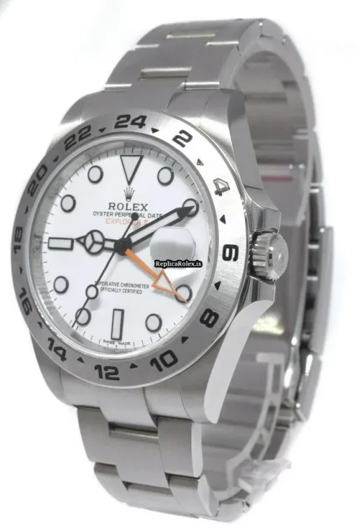 High Quality Fake Rolex Explorer II 216570 Automatic Movement 42mm Steel Case Mens/unisex Watch - Image 7