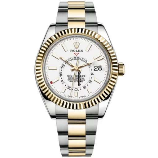Fabulous Replica Rolex Sky-dweller 326933 Caliber 9001 Automatic Movement 42mm Gold/steel Case Mens/unisex Watch