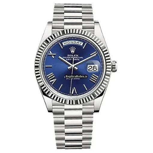 Incredible Replica Rolex Day-date 40 228239 Caliber 3255 Automatic Movement 40mm White Gold Case Mens/unisex Watch