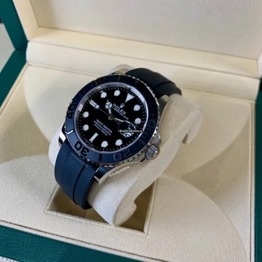 Suitable Replica Rolex Yacht-master 42 226659 Caliber 3235 Automatic Movement 42mm White Gold Case Mens/unisex Watch - Image 2