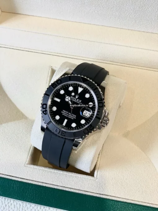 Suitable Replica Rolex Yacht-master 42 226659 Caliber 3235 Automatic Movement 42mm White Gold Case Mens/unisex Watch - Image 3