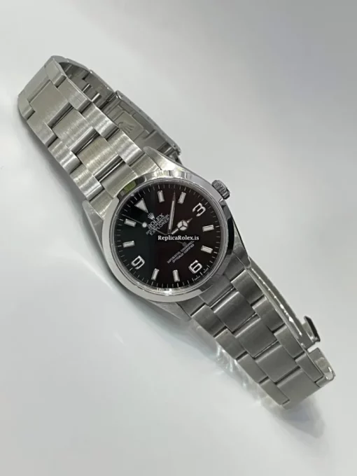 Design Fake Rolex Explorer 114270 Caliber 3130 Automatic Movement 36mm Steel Case Mens/unisex Watch - Image 6