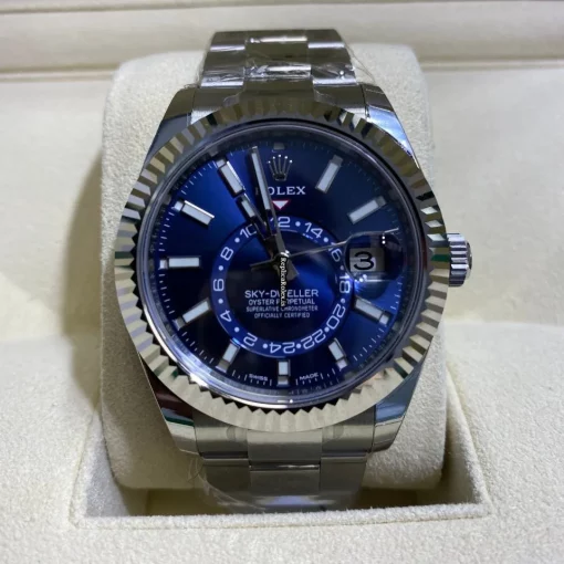 Excellent Replica Rolex Sky-dweller 326934 Caliber 9001 Automatic Movement 42mm Steel Case Mens/unisex Watch