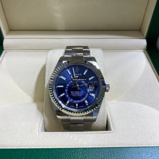 Excellent Replica Rolex Sky-dweller 326934 Caliber 9001 Automatic Movement 42mm Steel Case Mens/unisex Watch - Image 2