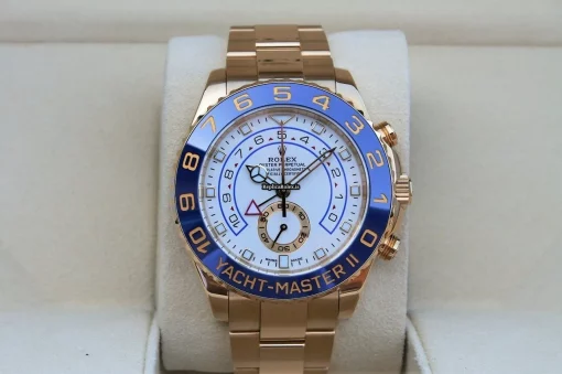 Cool Replica Rolex Yacht-master II 116688 Calibre 4160 Automatic Movement 44mm Yellow Gold Case Mens/unisex Watch - Image 7