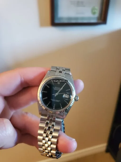 Top Fake Rolex Datejust 1601 Caliber 1570 Automatic Movement 36mm Steel Case Mens/unisex Watch - Image 2