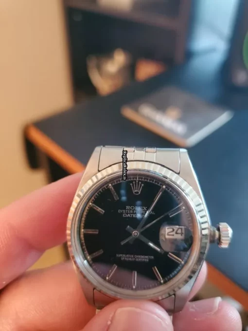 Top Fake Rolex Datejust 1601 Caliber 1570 Automatic Movement 36mm Steel Case Mens/unisex Watch - Image 6