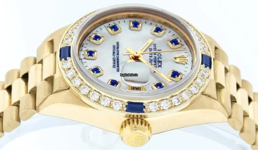 Best Replica Rolex Lady-datejust 69178 Caliber 2135 Automatic Movement 26mm Yellow Gold Case Womens Watch - Image 10