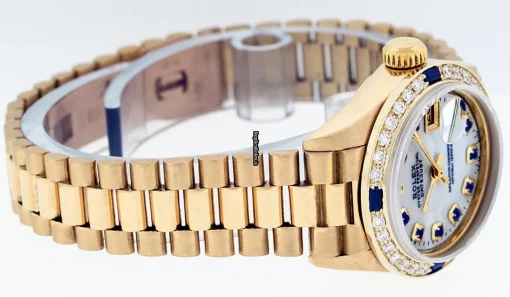Best Replica Rolex Lady-datejust 69178 Caliber 2135 Automatic Movement 26mm Yellow Gold Case Womens Watch - Image 3