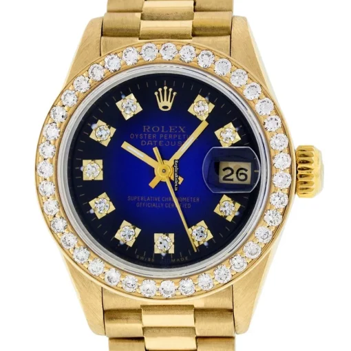 Fantastic Replica Rolex Lady-datejust 69178 Caliber 2135 Automatic Movement 26mm Yellow Gold Case Womens Watch