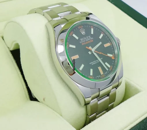 Superb Replicas Rolex Milgauss 116400 Automatic Movement 40mm Steel Case Watch - Image 2