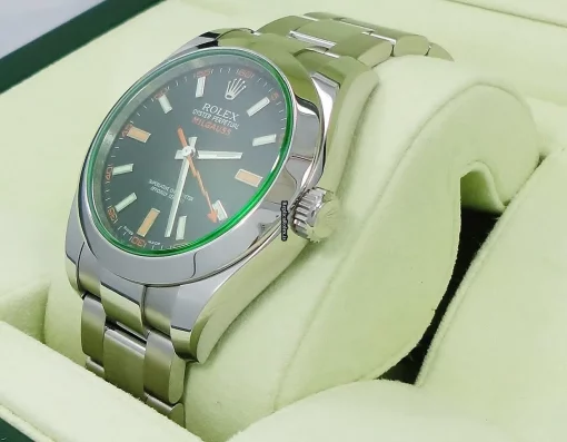 Superb Replicas Rolex Milgauss 116400 Automatic Movement 40mm Steel Case Watch - Image 3