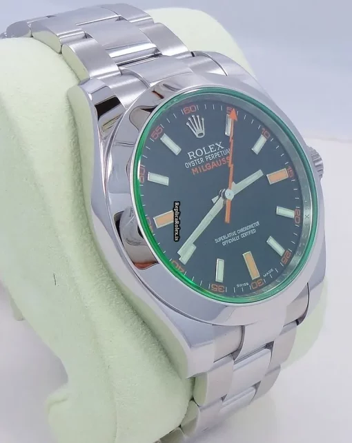 Superb Replicas Rolex Milgauss 116400 Automatic Movement 40mm Steel Case Watch - Image 4