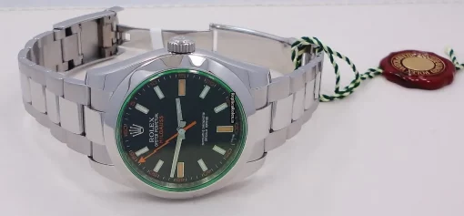 Superb Replicas Rolex Milgauss 116400 Automatic Movement 40mm Steel Case Watch - Image 8