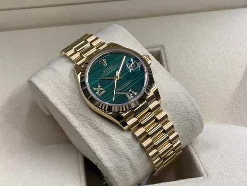 Superior Fakes Rolex Lady-datejust Caliber 2236 Automatic Movement 31mm Yellow Gold Case Womens Watch