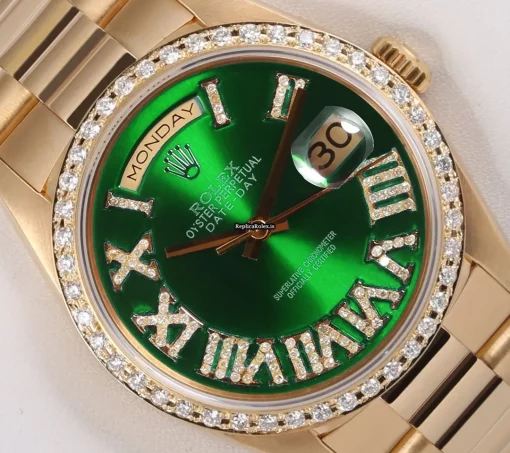 Special Replicas Rolex Day-date 36 18038 Automatic Movement 36mm Yellow Gold Case Mens/unisex Watch
