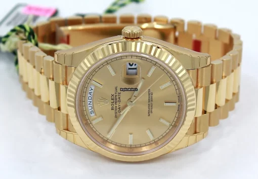 Neat Replica Rolex Day-date 40 228238 Automatic Movement 40mm Yellow Gold Case Mens/unisex Watch - Image 12
