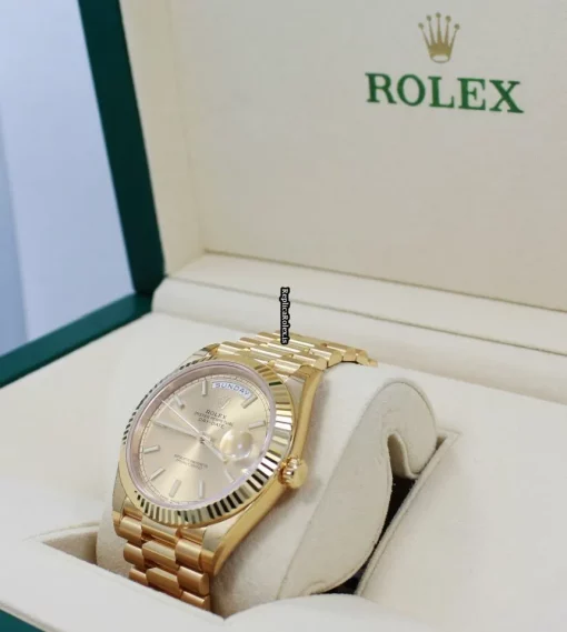 Neat Replica Rolex Day-date 40 228238 Automatic Movement 40mm Yellow Gold Case Mens/unisex Watch - Image 5