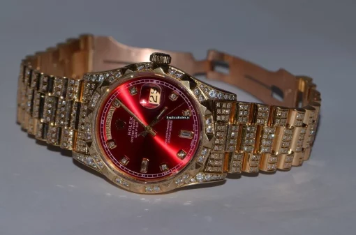 Cheap Fake Rolex Day-date Self Winding Automatic 36mm Yellow Gold Case Mens/unisex Watch - Image 5