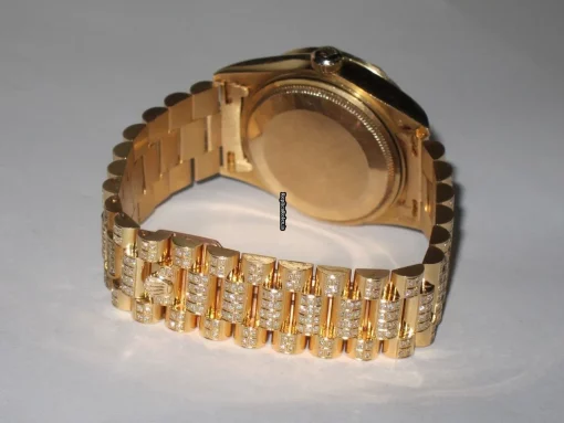 Cheap Fake Rolex Day-date Self Winding Automatic 36mm Yellow Gold Case Mens/unisex Watch - Image 8