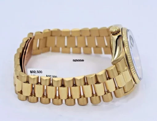 Superb Replica Rolex Day-date 36 18038 Automatic Movement 36mm Yellow Gold Case Watch - Image 10