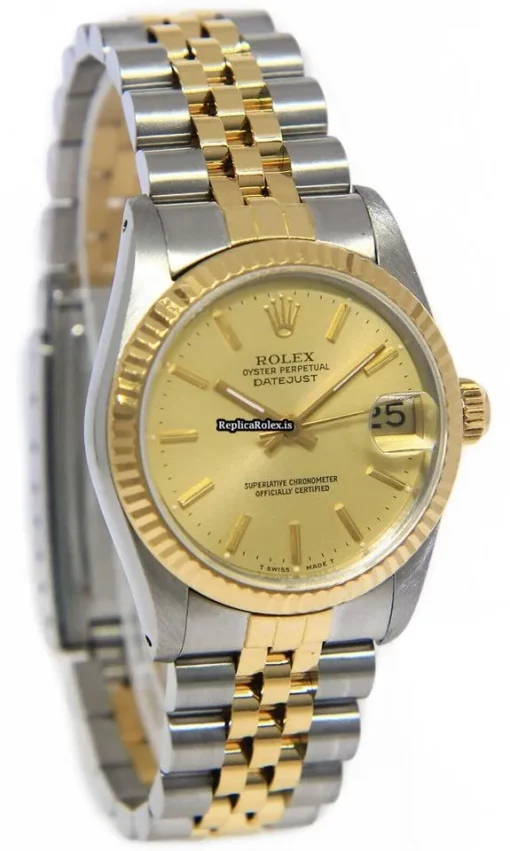 Incredible Replica Rolex Lady-datejust 68273 Automatic Movement 31mm Steel Case Womens Watch - Image 4