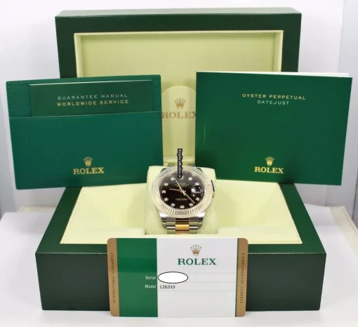 Nice Replica Rolex Datejust 126333 Automatic Movement 41mm Steel Case Mens/unisex Watch - Image 12