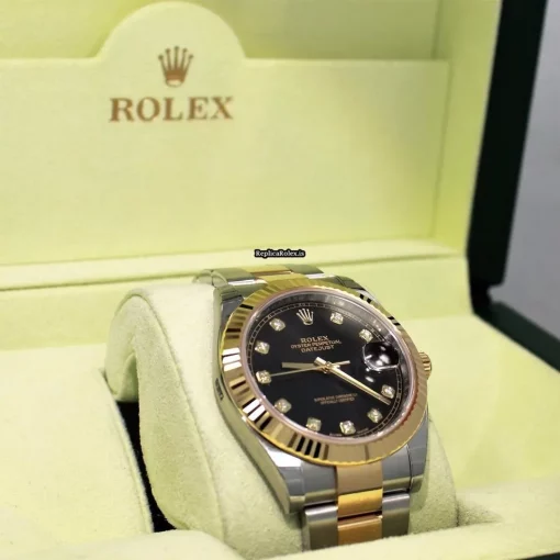 Nice Replica Rolex Datejust 126333 Automatic Movement 41mm Steel Case Mens/unisex Watch - Image 4