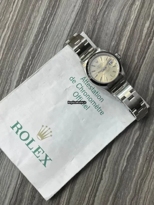 Distinctive Fake Rolex Lady-datejust 179160 Caliber 2235 Automatic Movement 26mm Steel Case Womens Watch - Image 4