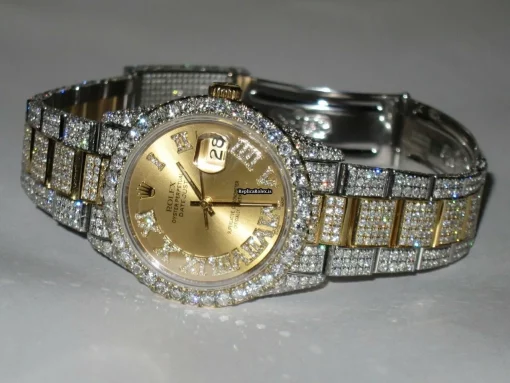 Pleasing Replica Rolex Datejust Self Winding Automatic 36mm Gold/steel Case Mens/unisex Watch - Image 4
