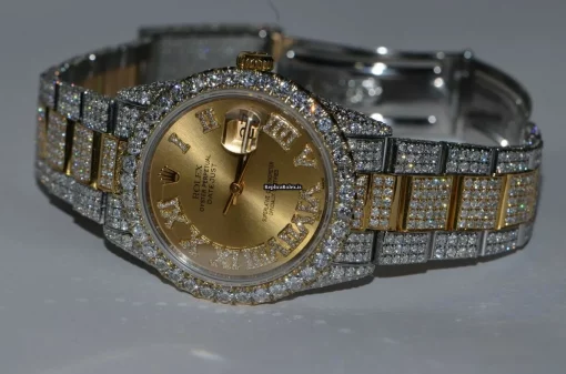 Pleasing Replica Rolex Datejust Self Winding Automatic 36mm Gold/steel Case Mens/unisex Watch - Image 5