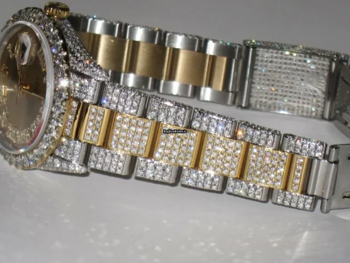 Pleasing Replica Rolex Datejust Self Winding Automatic 36mm Gold/steel Case Mens/unisex Watch - Image 9