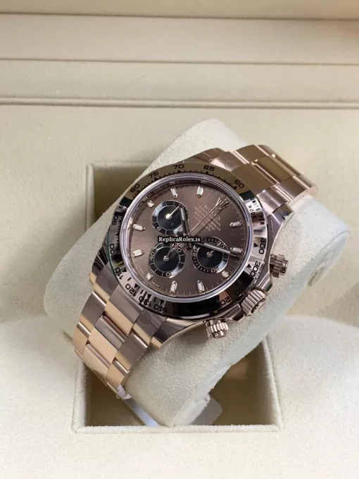 Offering Fake Rolex Daytona 116505 Caliber 4130 Automatic Movement 40mm Rose Gold Case Mens/unisex Watch - Image 3