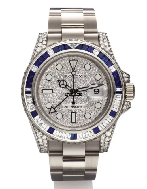 Offering Replica Rolex Gmt-master II 116759 Automatic Movement 40mm White Gold Case Mens/unisex Watch