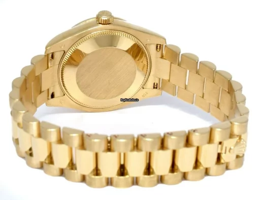 Terrific Replica Rolex Datejust 178288 Automatic Movement 31mm Yellow Gold Case Watch - Image 9