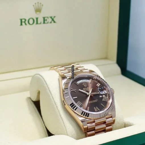 Perfect Fake Rolex Day-date 40 228235 Automatic Movement 40mm Rose Gold Case Mens/unisex Watch - Image 2