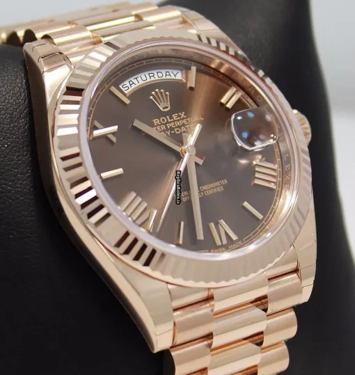 Perfect Fake Rolex Day-date 40 228235 Automatic Movement 40mm Rose Gold Case Mens/unisex Watch - Image 5